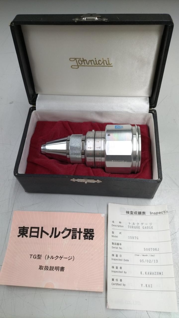 (Used) Tohnichi 15BTG Torque Gauge in good condition from Japan
