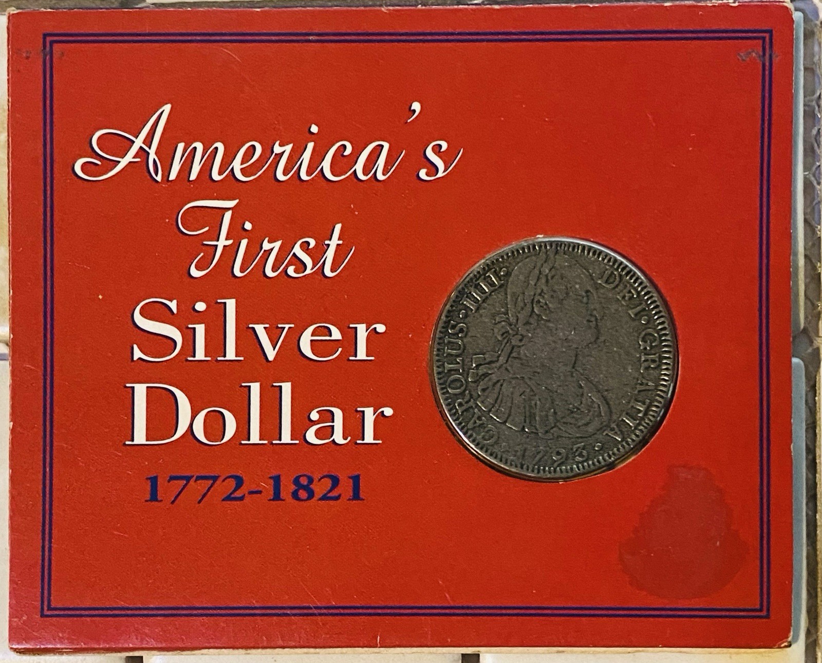 America's First Silver Dollar 1793 Spanish 8 Reale Restrike Fantasy Medal Token