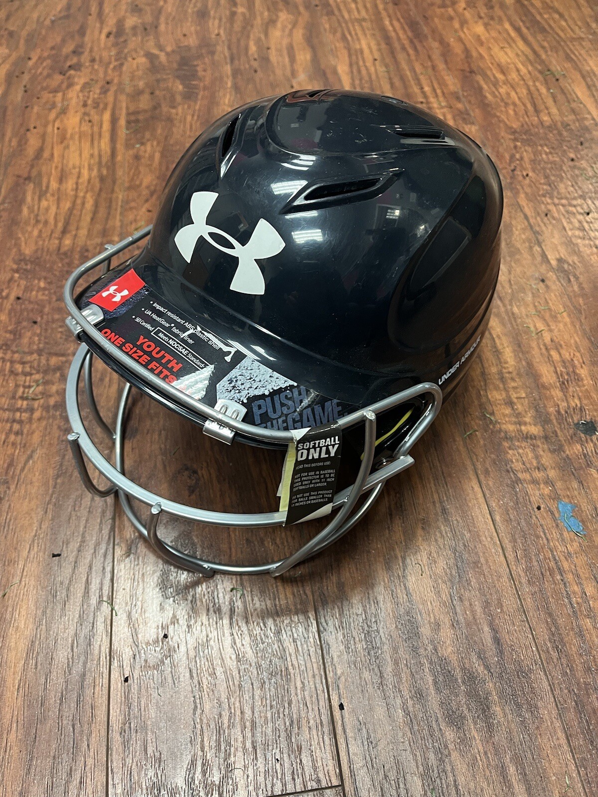 Under Armour Youth Softball Helmet With Cage