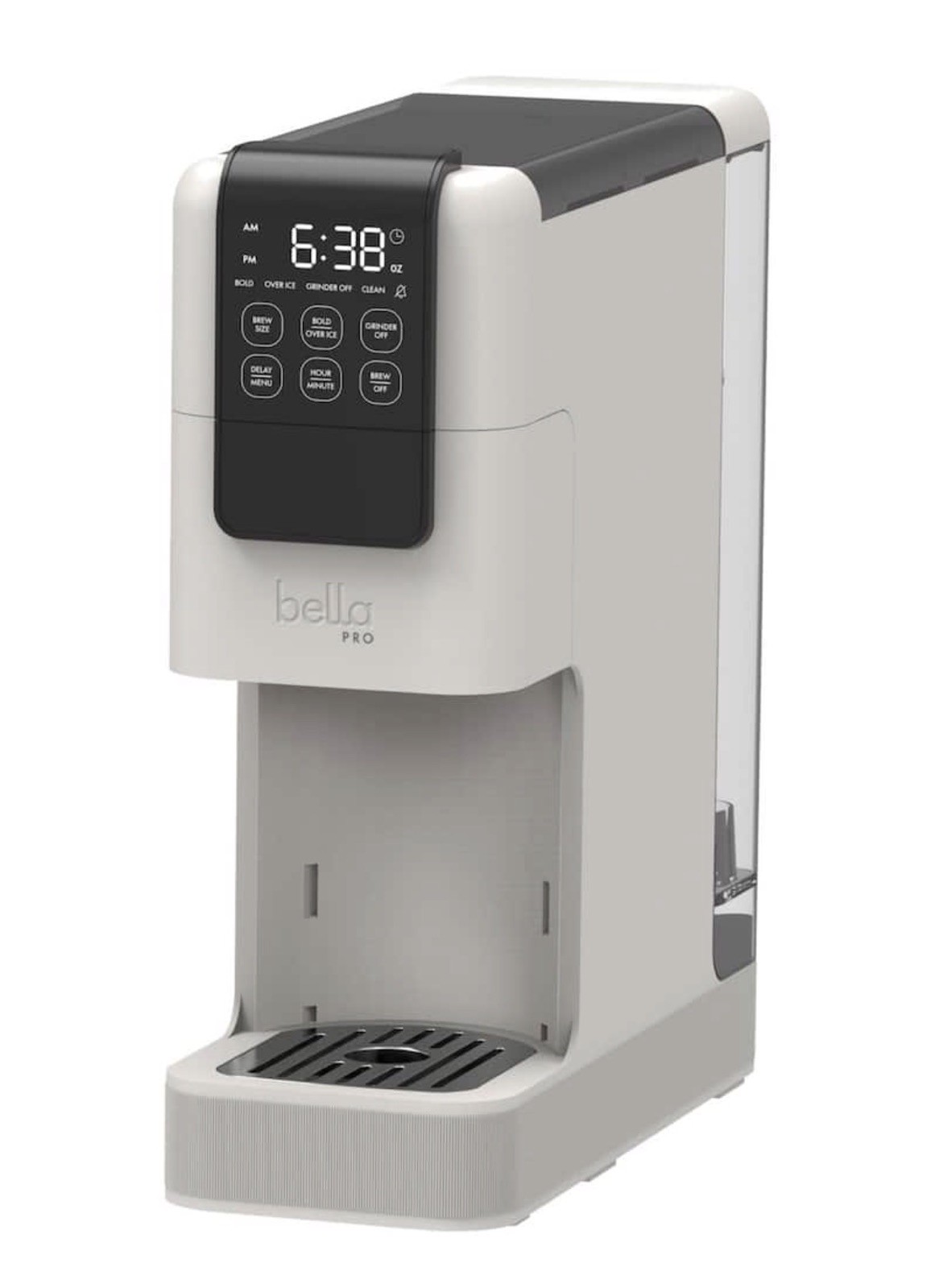 Bella PRO Perfect Grind Programmable Single-Serve Coffee Maker Built-in Grinder
