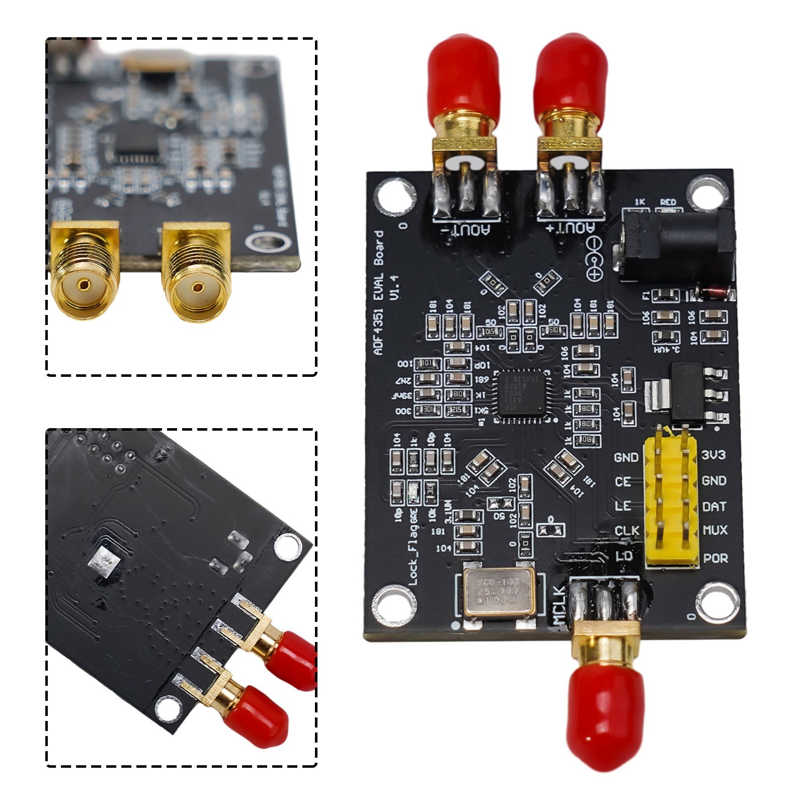 Professional RF Signal Generator Development Board with ADF4351 PLL Synthesizer