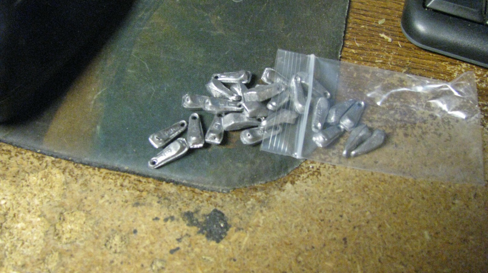 Lindy style walking weights, 25 ct, 1/8 oz, free shipping