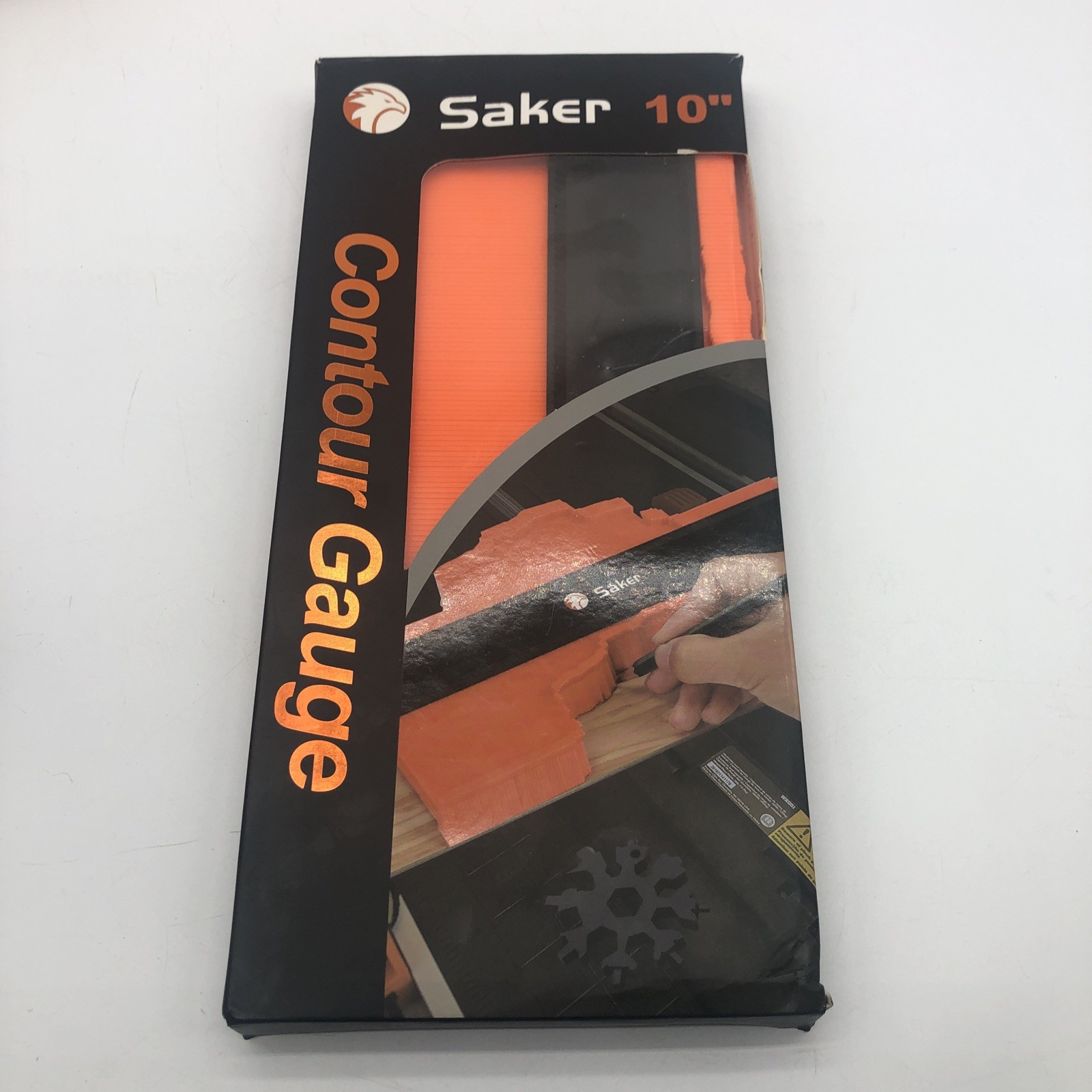 Saker 10 in. Contour Gauge Profile Tool and Duplicator