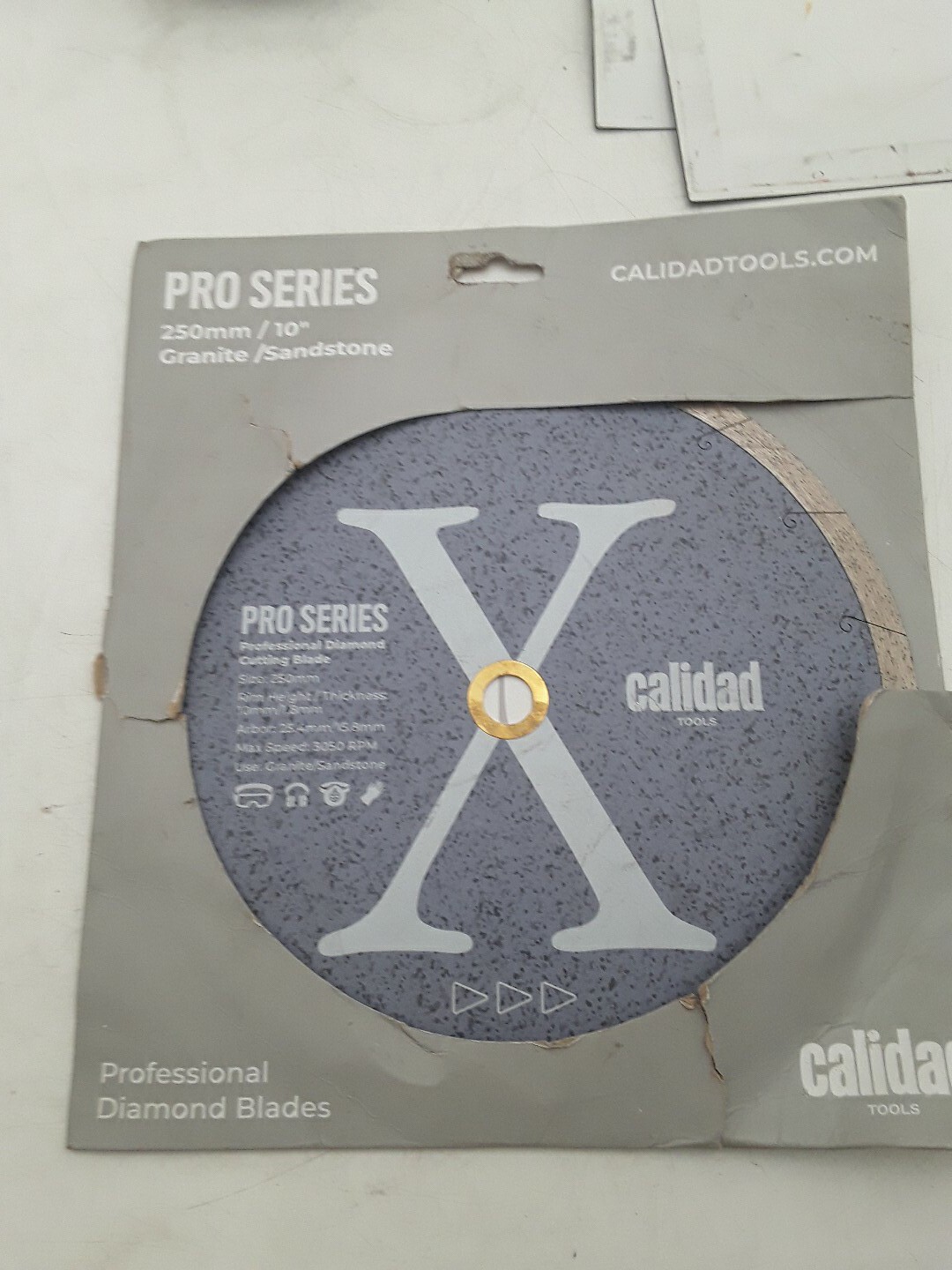 Pro Series Proffesional Diamond Series Cutting Blade 250mm/10" Granite/sandstone