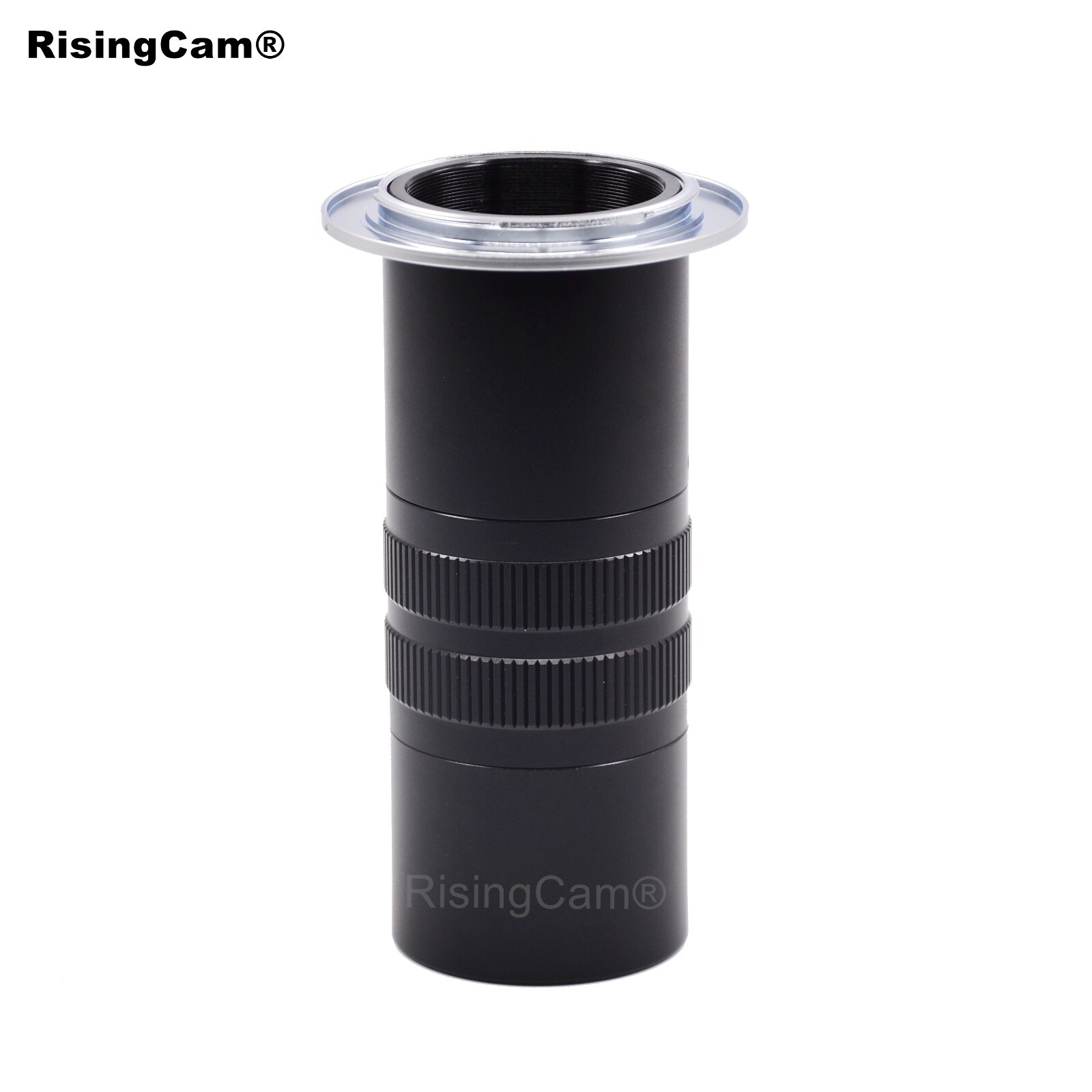 Focusable F mount to C mount microscope adapter compatible for Nikon DSLR Camera