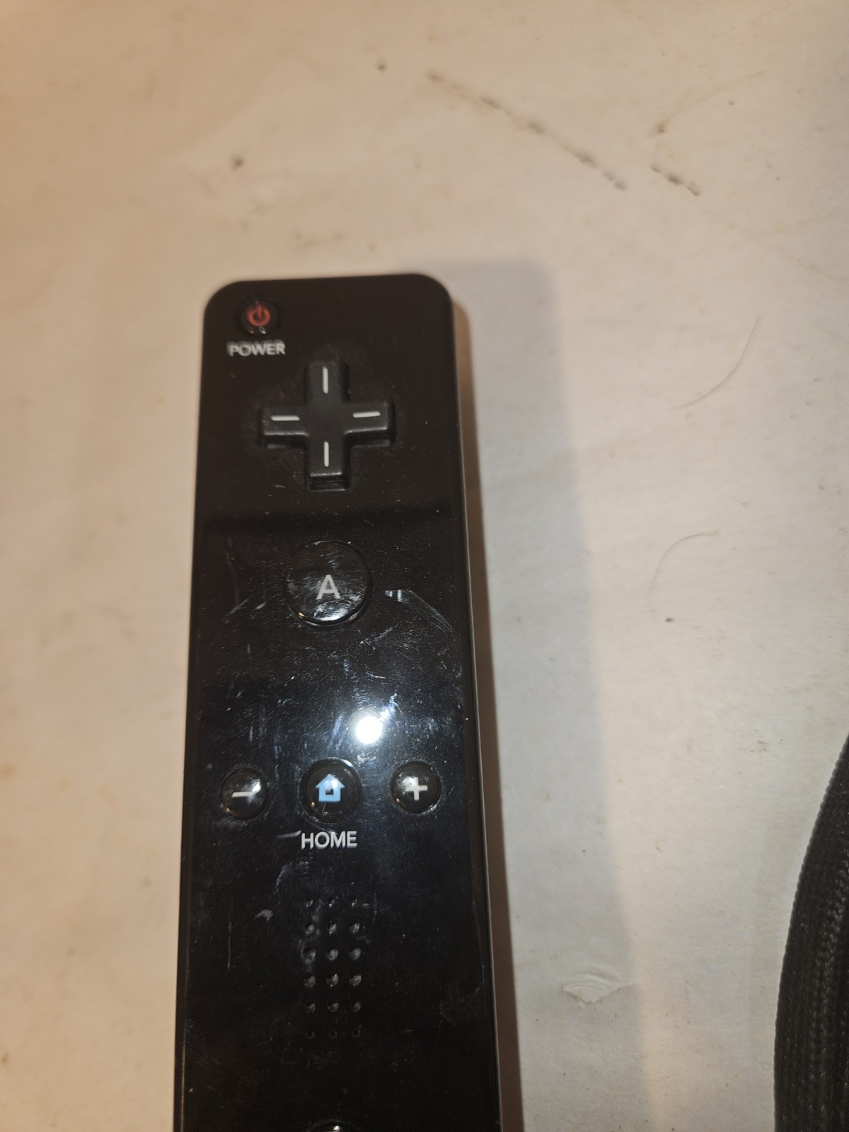 Wii Controller Black Untested RVL-003/parts