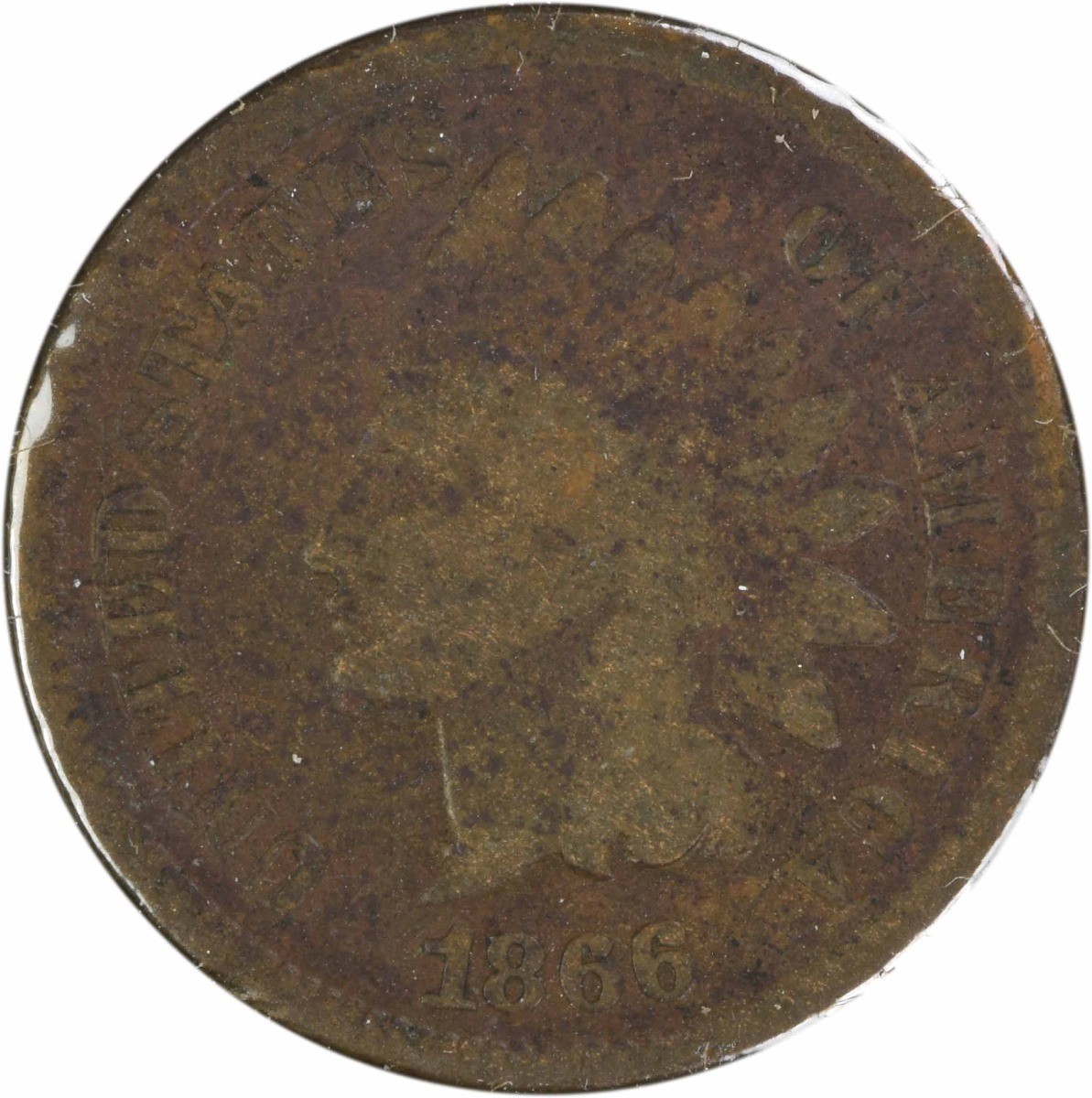 1866 Indian Cent G Uncertified #1136