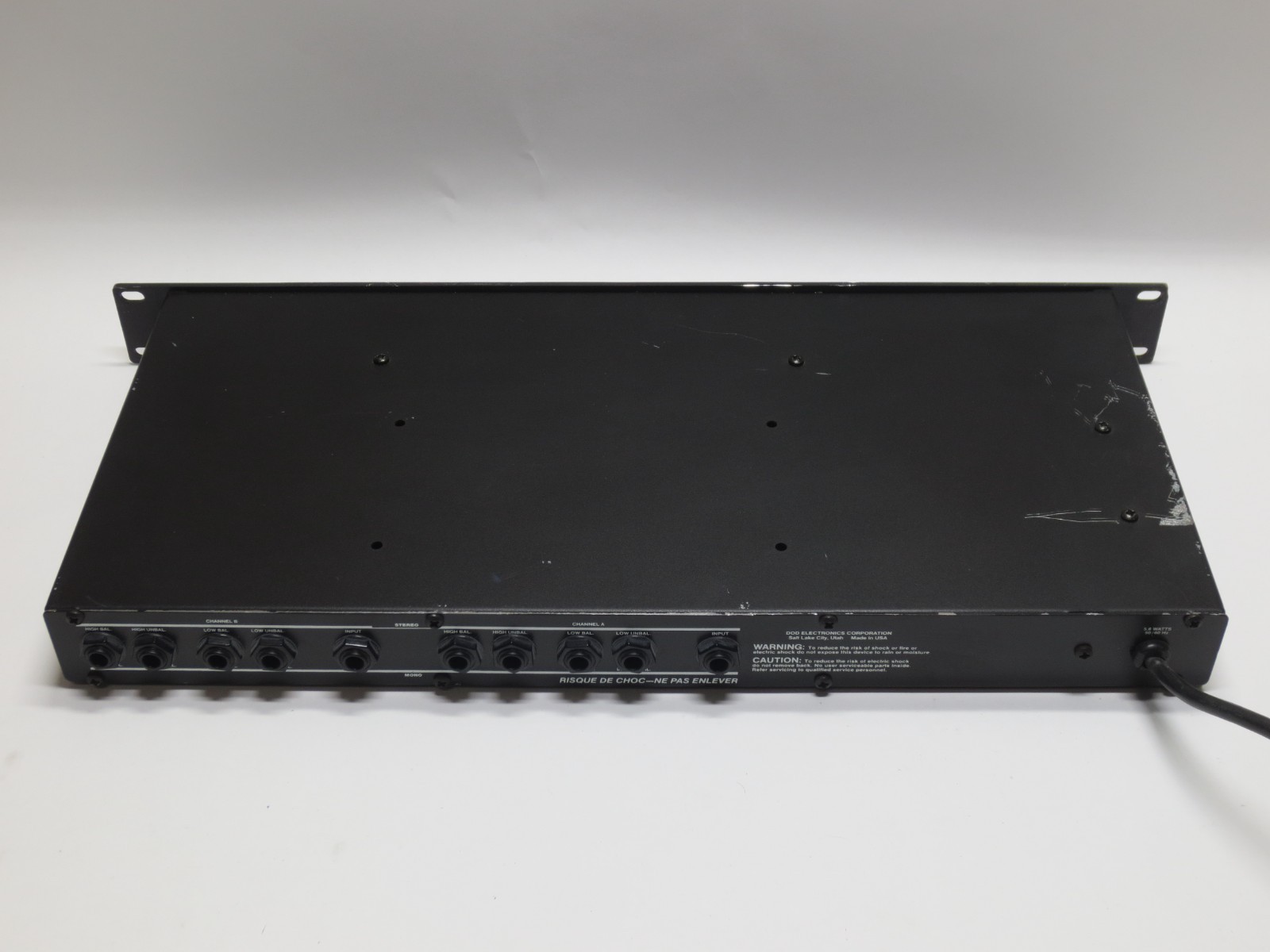 DOD R835 Stereo 2-Way Mono 3-Way Crossover Analog Rack Mount