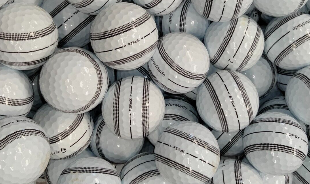 12 TaylorMade TP5x Stripe Golf Balls - 4A/5A