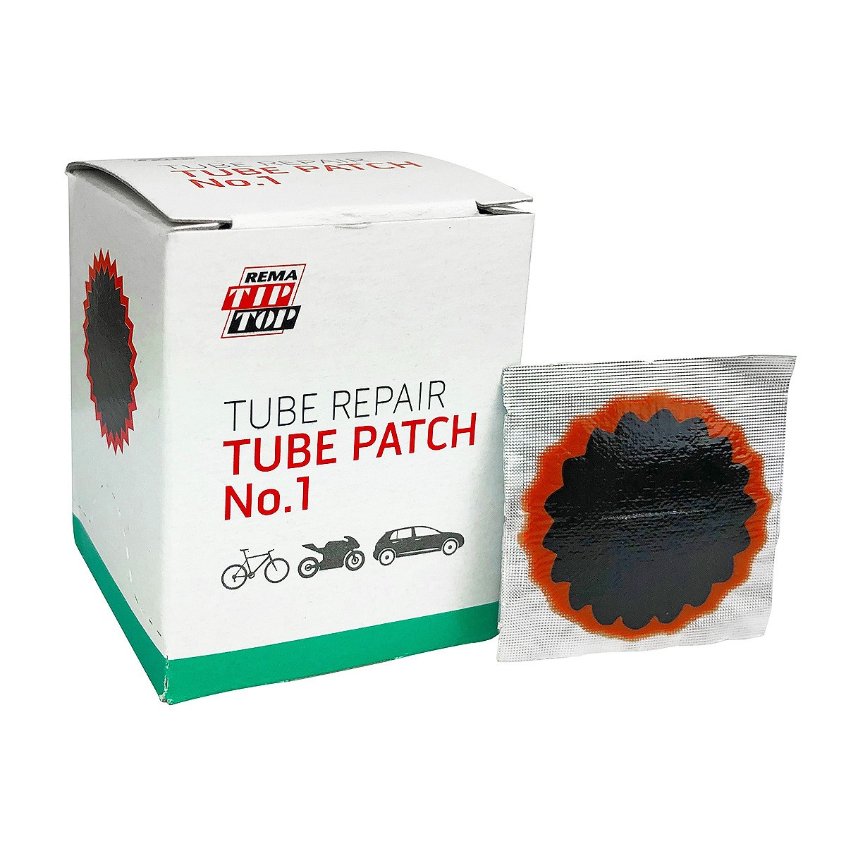 REMA TIP TOP No. 1 Round Patch  -  flat tire tube puncture repair kit refill