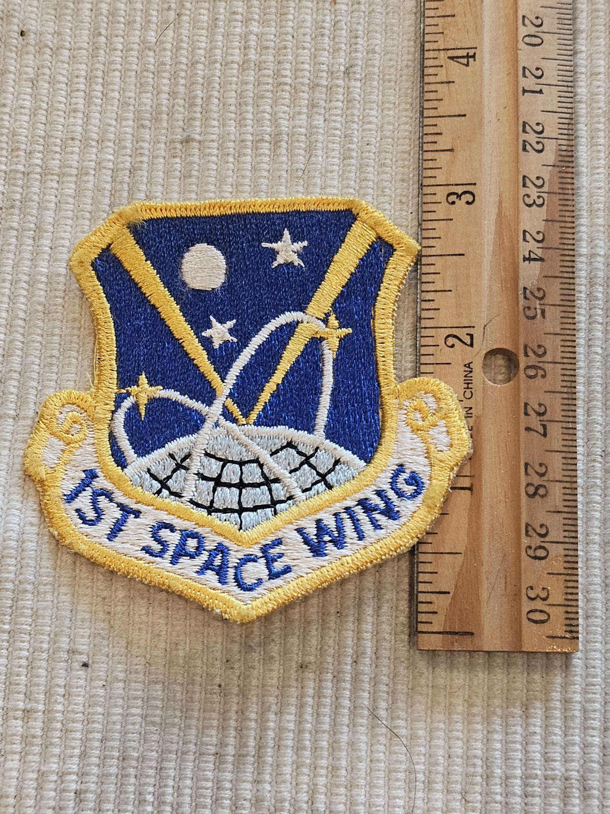 1960s 70s USAF Air Force 1st Space Squadron Patch L@@K!!!