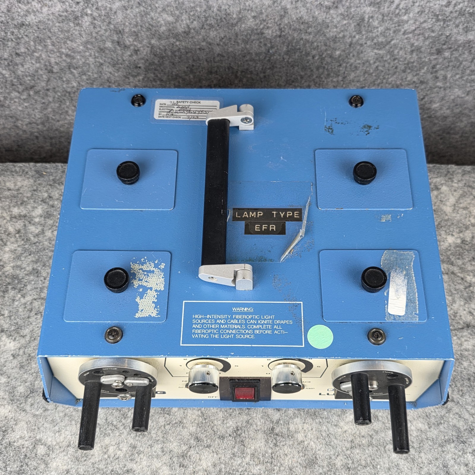 Pilling Quartz Halogen Illuminator Fiber Optic Dual Light Source 52-1285