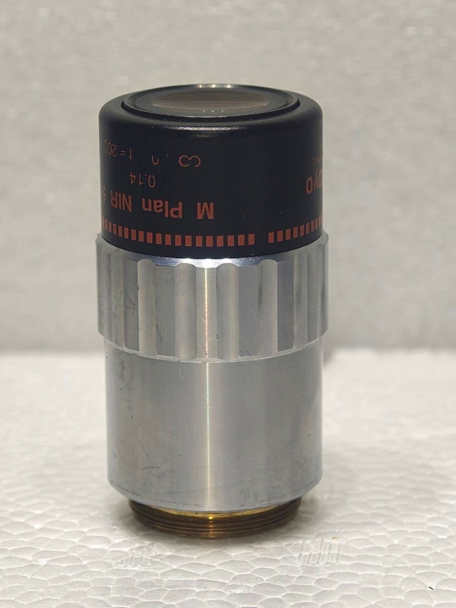 Mitutoyo M Plan NIR 5x Microscope Objective Lens 0.14 Infinity corrected f=200