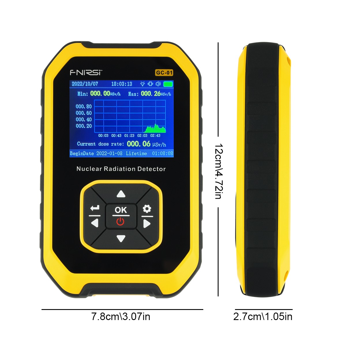 Digital *LCD Geiger Counter Nuclear Radiation Detector β γ X-Ray Test Meter Tool