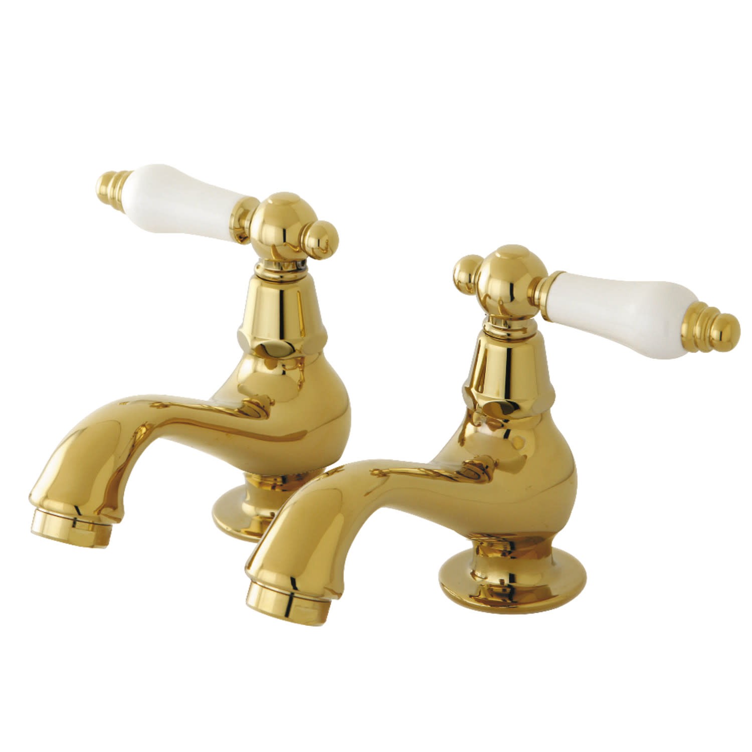 Kingston Brass KS110.PL Heritage 1.2 GPM Basin Tap Faucet - Brass
