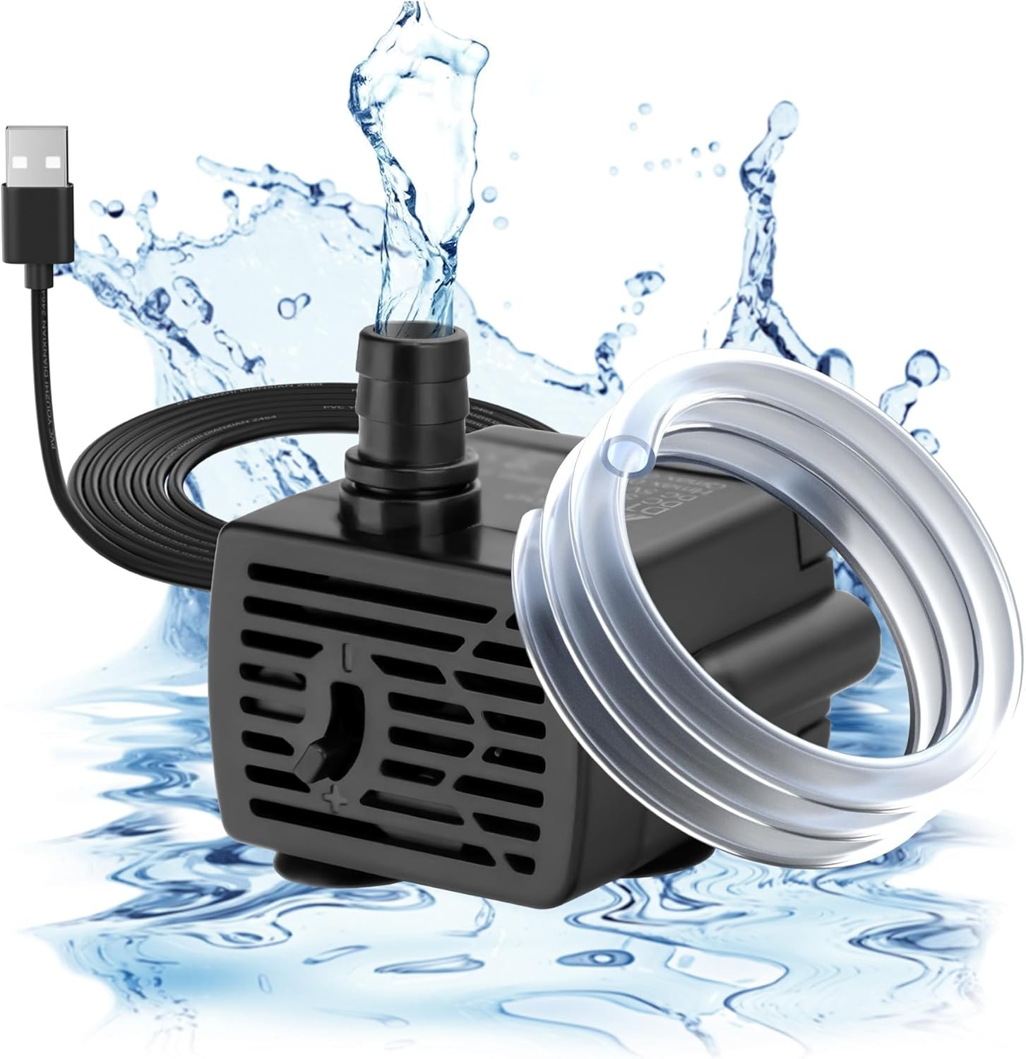 DC 5V USB Water Pump For Fish Tank, Mini Submersible Water Pump