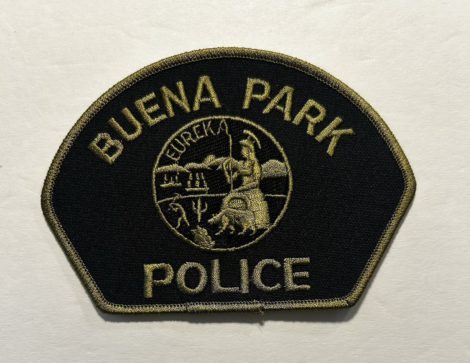 CALIFORNIA CA GRN BUENA PARK POLICE DEPT SUBDUED SWAT PATCH ORANGE COUNTY#PDD33