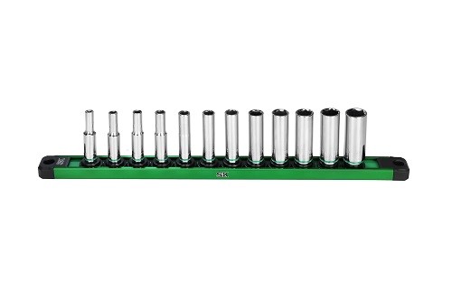SK01345 SK 12 Piece Metric 1/4-In Drive Set Deep Socket Set - 1PK
