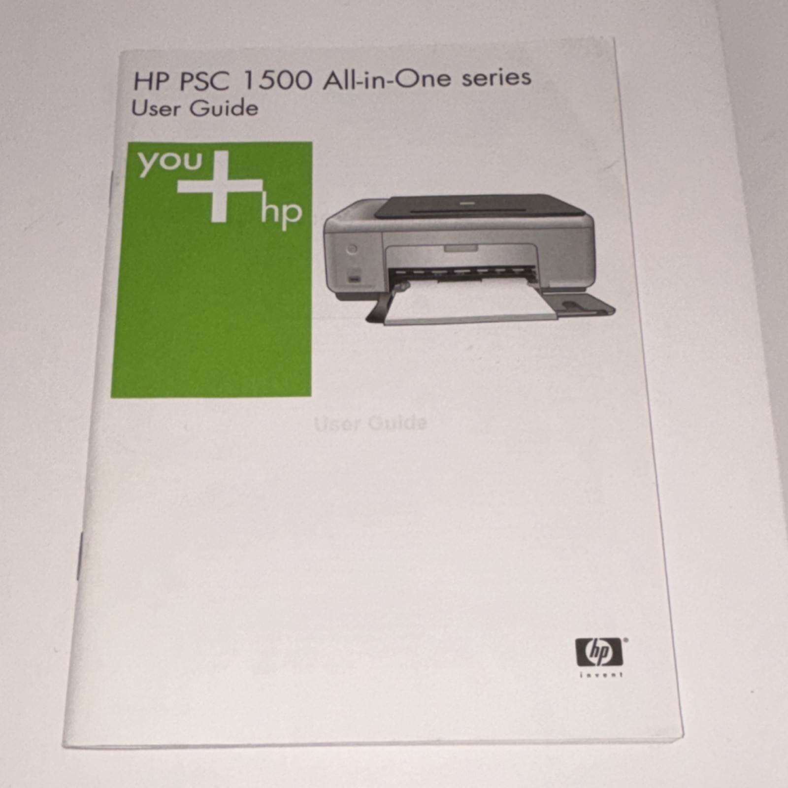 HP PSC 1500 All-in-One Series User Guide Manual English for HP Printer