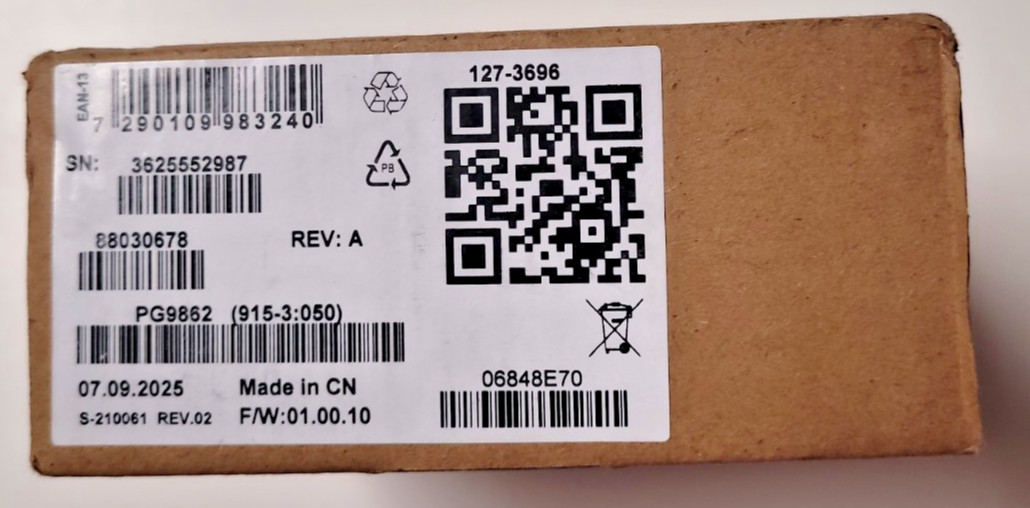 DSC PowerG PG9862 915MHz Wireless 360° Ceiling-mount PIR Detector