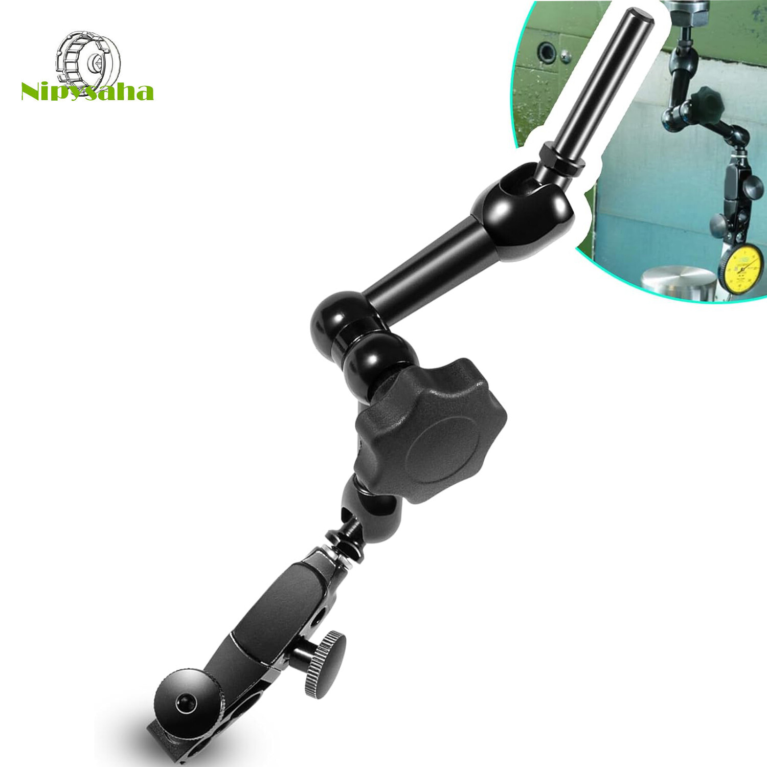 Replace For NOGA Fine Adjustment Holder Centering Indicator Holders Black NF1022