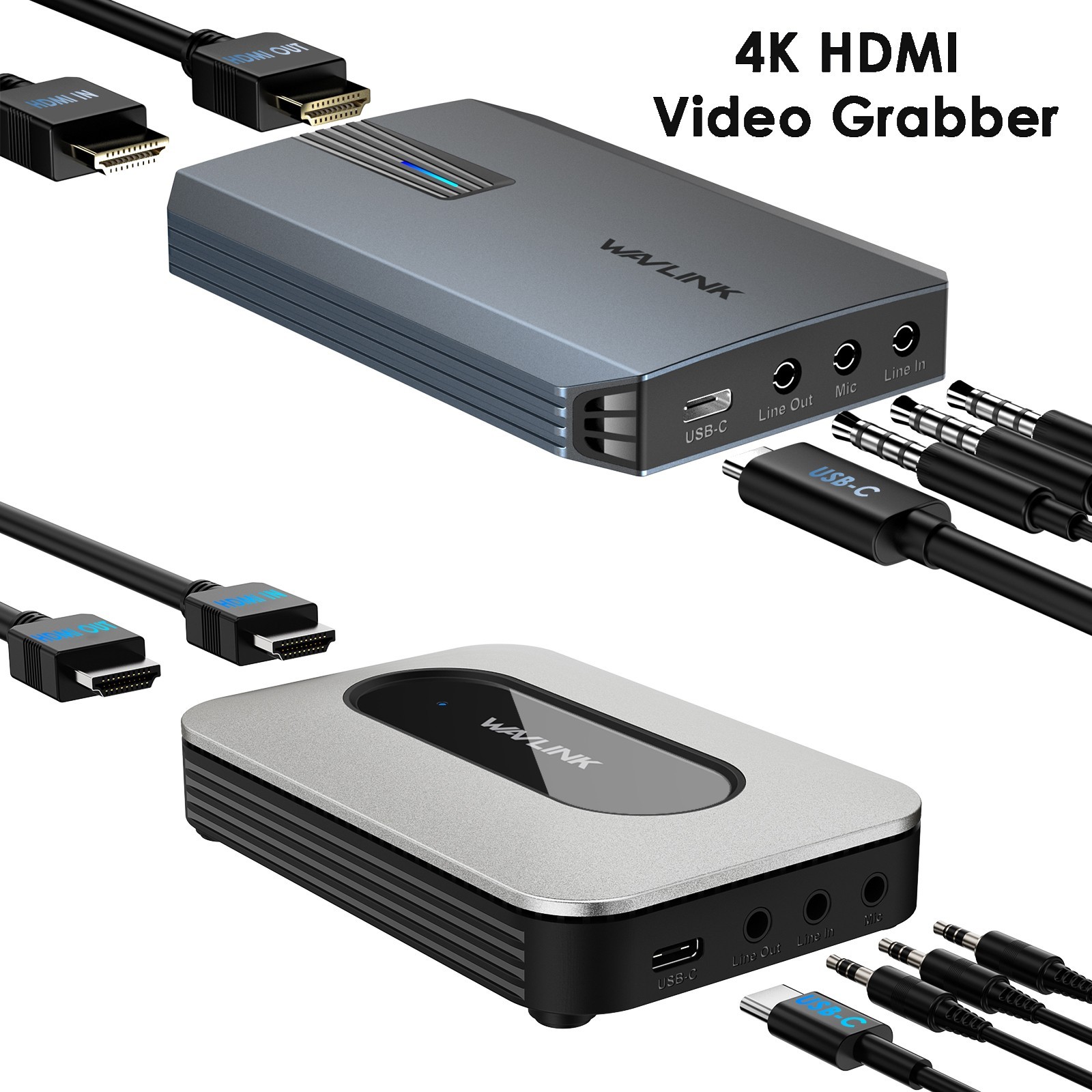 4K30/2K60/1080p120 Capture Card Up to 4K60 HDR10/ 2560x1440@144hz/ 1080p