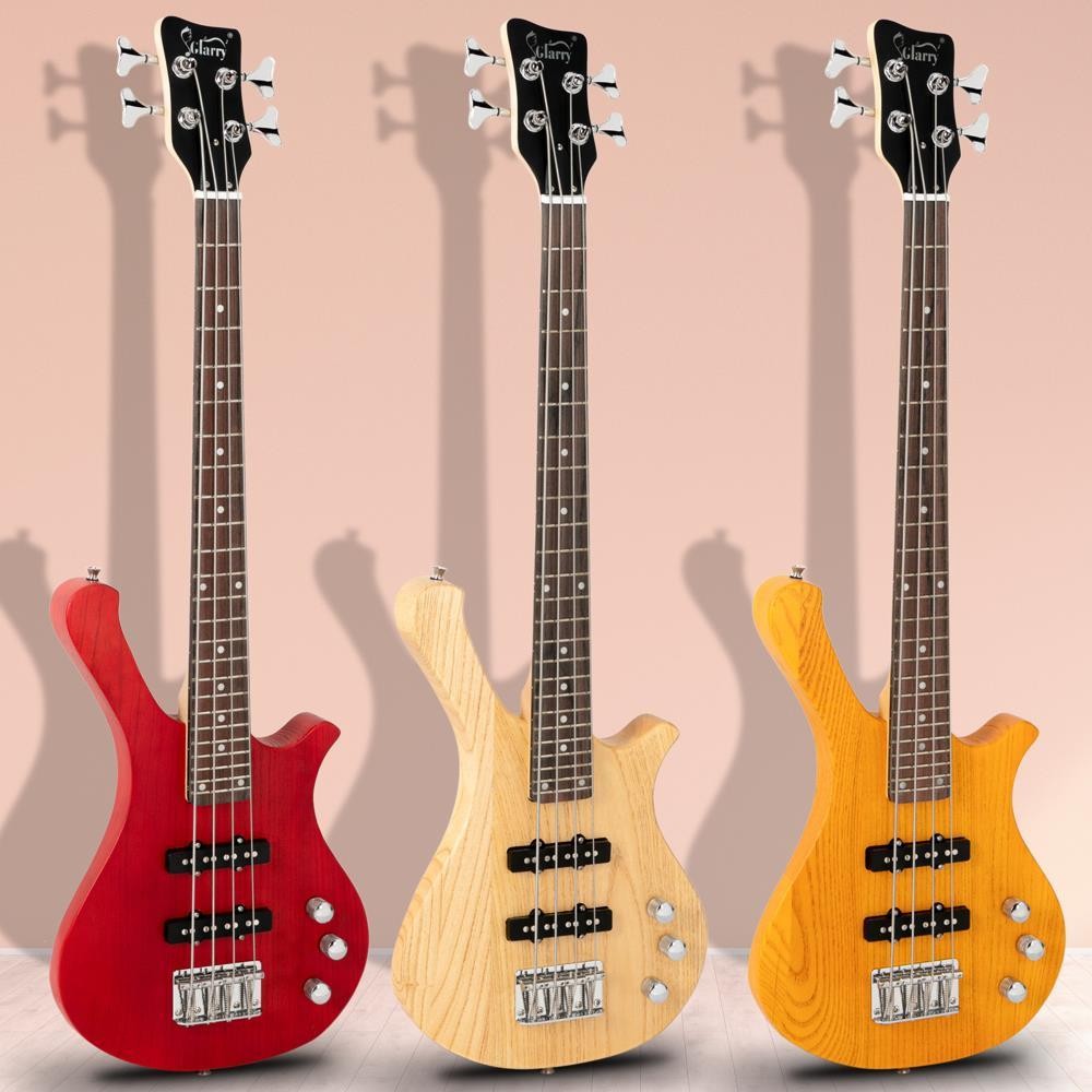 Glarry 36 " Child Electric Bass Mahogany Body Rosewood Fretboard for Beginner