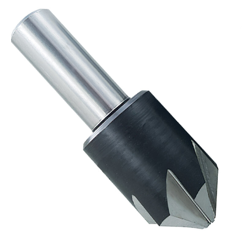1/4" HSS 6F Chatterless Countersink - 90°- 6 pieces