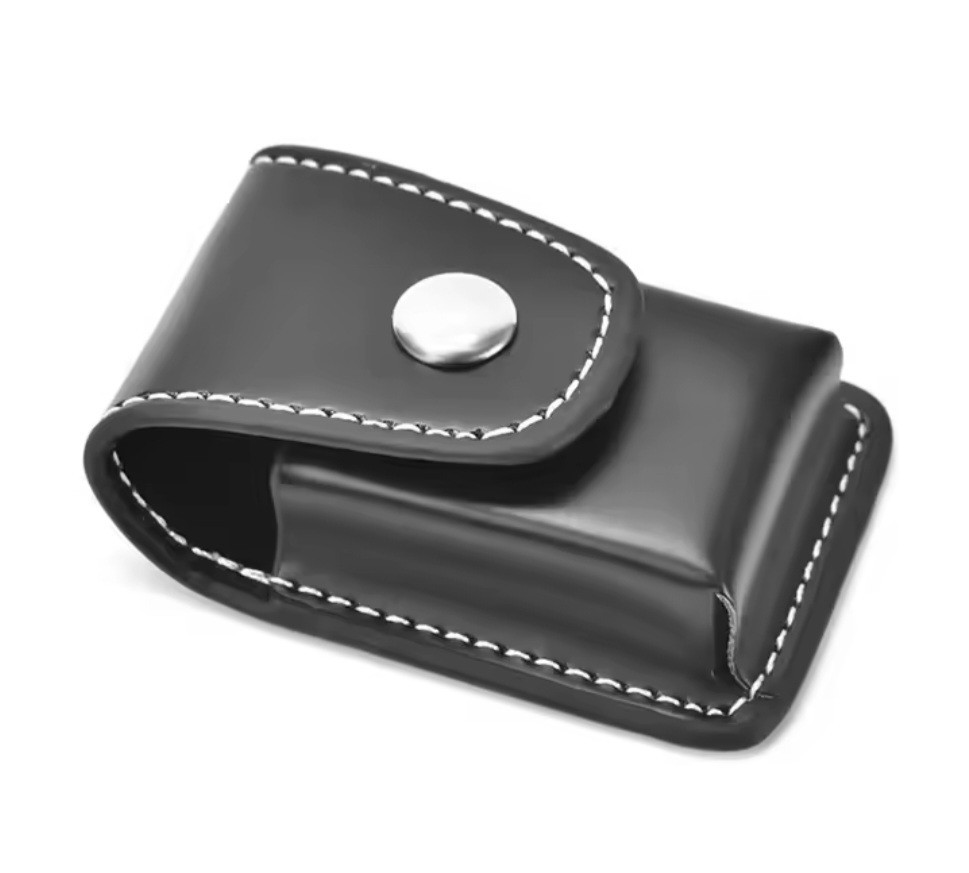 Flip petrol Lighter Case Holster Belt Loop Clip Pouch Holder  Zippo PU Leather