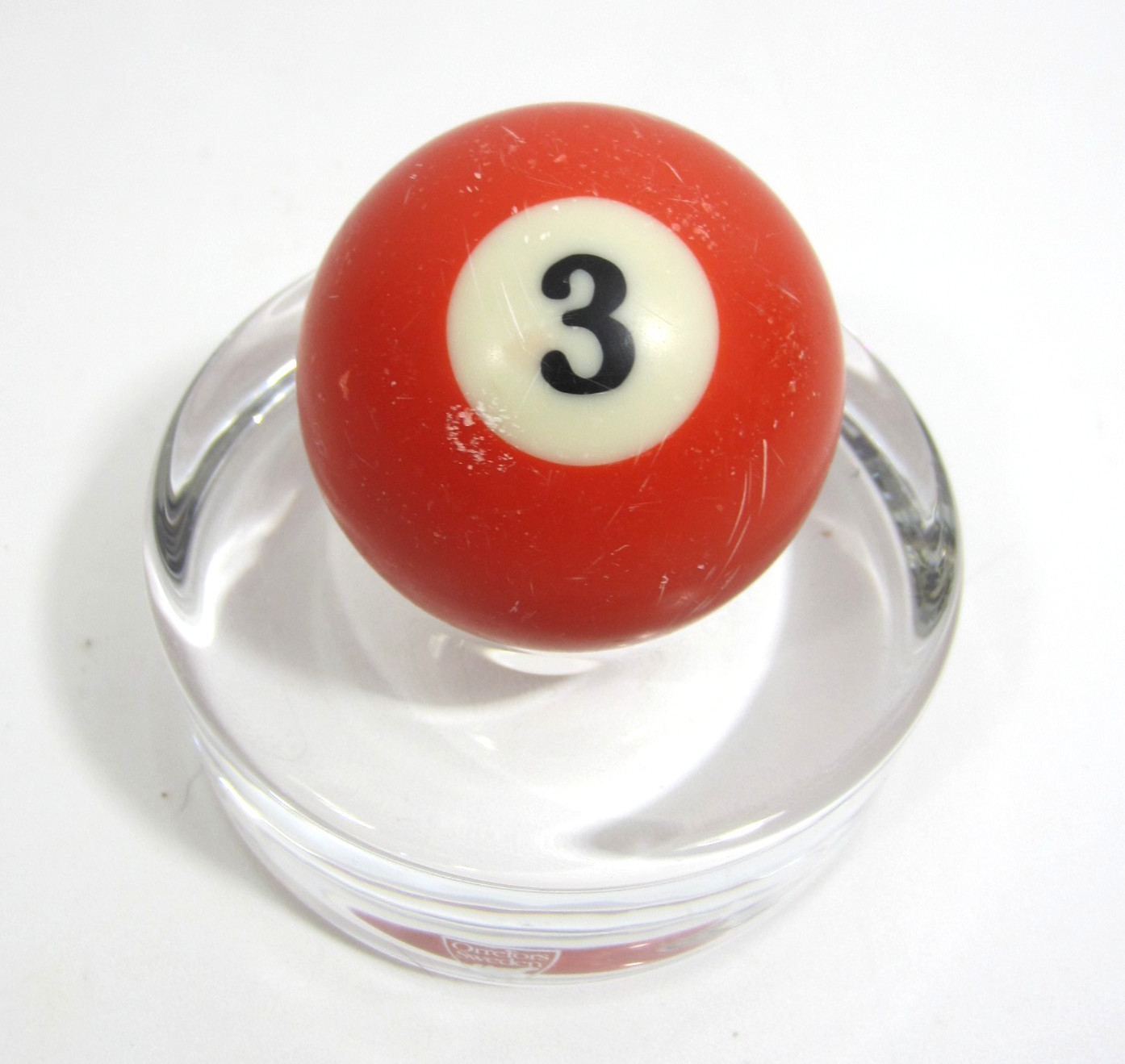 Vintage 2 1/4" Billiard Ball #1 Red Solid Pool Ball Replacement Lost Single