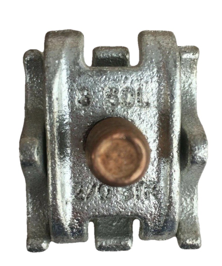 BURNDY Copper Ground Connector 8SOL 2/0 STR Fast Free Shipping!