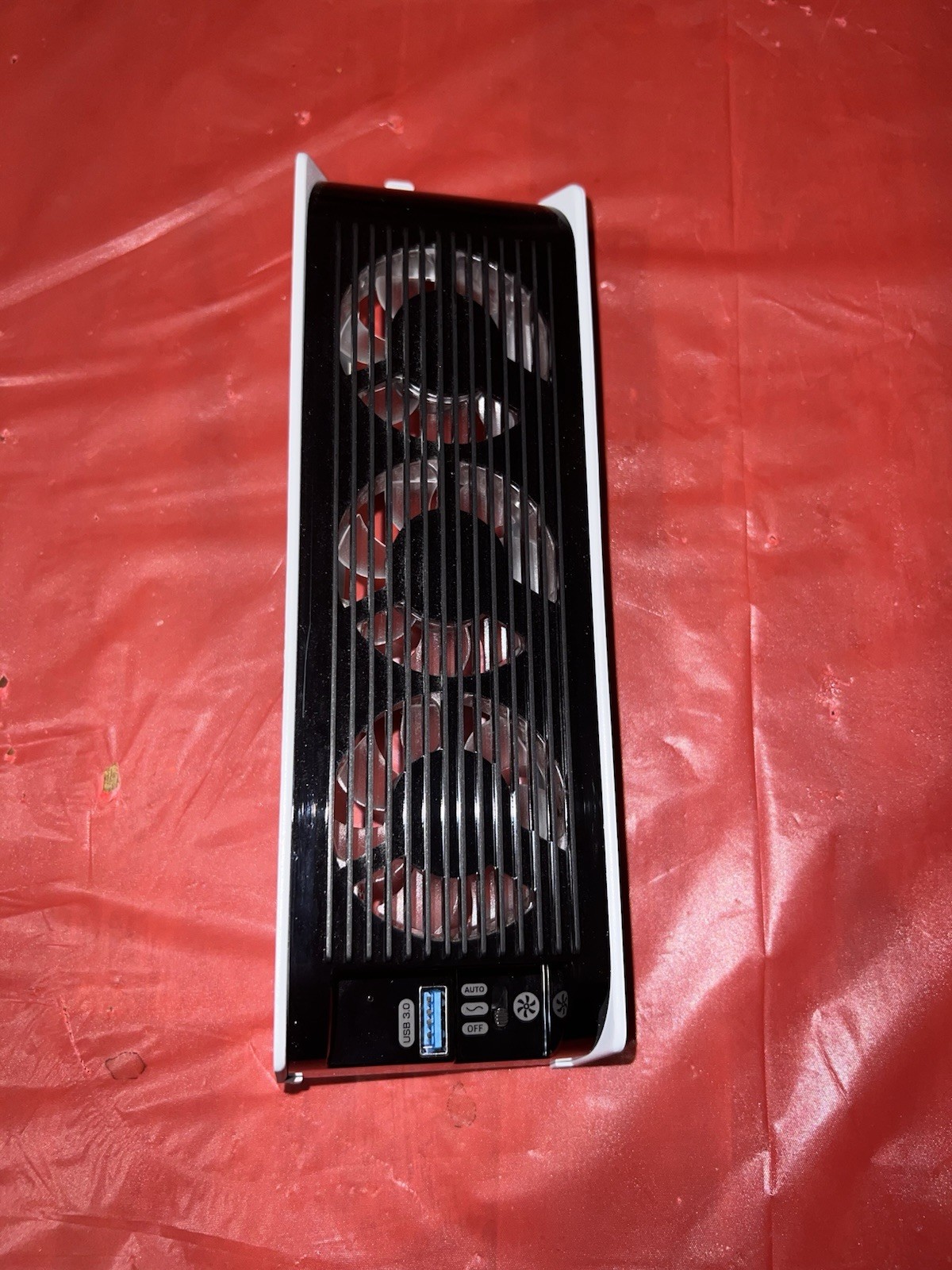 External Cooling Fan for Sony Base PS5 Console, 3 Fans, USB, LED Indicator.