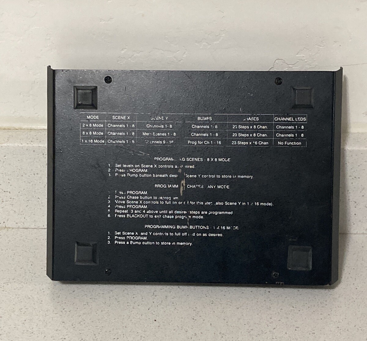 NSI memory lighting controller model NCM 708 pre-owned untested