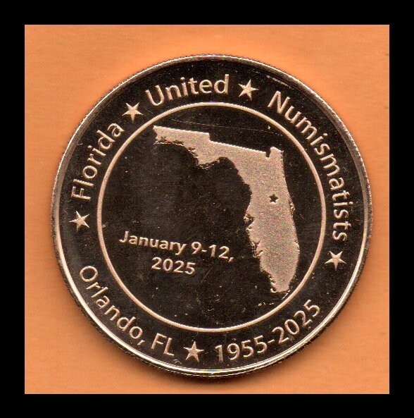 United States USA Souvenir Medal FUN Coin Show, Florida United Numismatists 2025