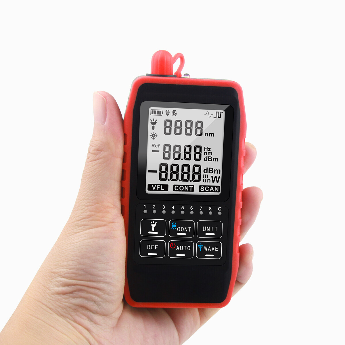 Optical Power Meter NF-908 Fiber Tester Visual Fault Locator Network Cable Test