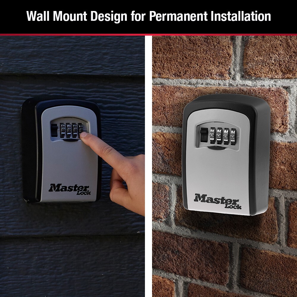 NEW SEALED BOX MASTER LOCK WALL MOUNT LOCK BOX 5401D - 2 Pack