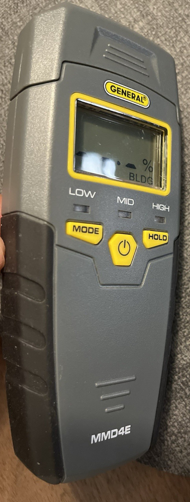 General MMD4E Electric Digital Moisture Meter w/ LCD Display Hold Function