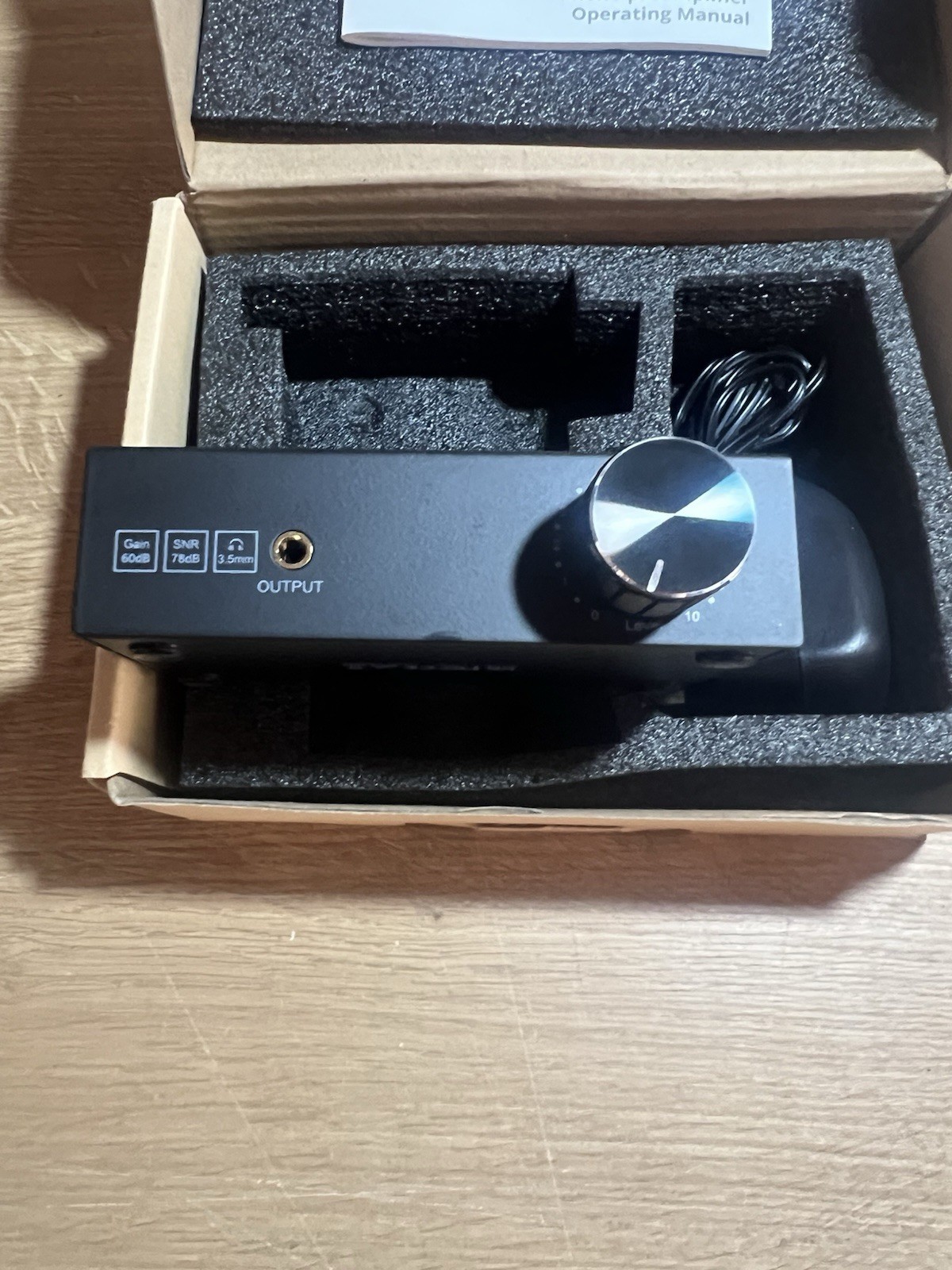 PROZOR Phono Preamp - Preamplifier for M/M Turntable RCA Input & RCA 3.5mm