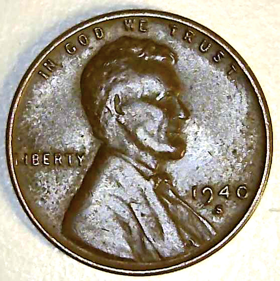 Lincoln Wheat Cent Mint Error: 1940 S w/ Nice Doubling (CO-610)