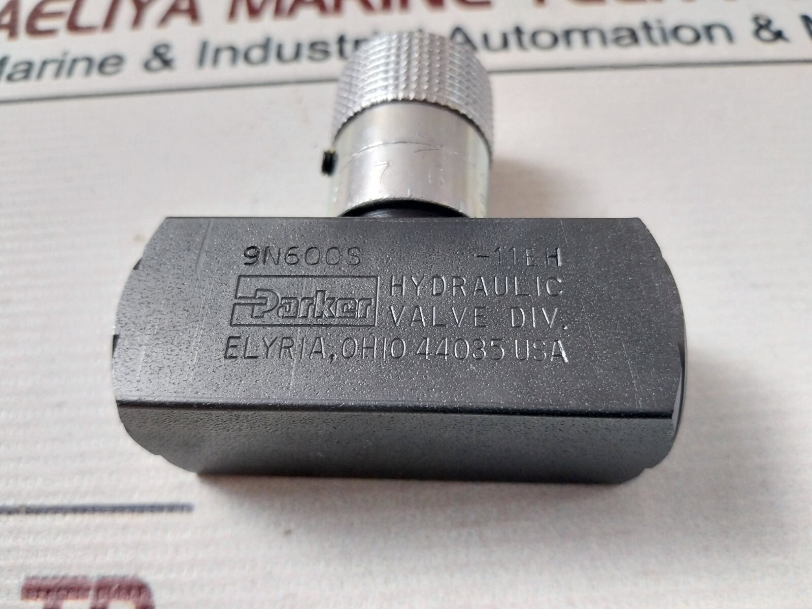 Parker 9N600S Hydraulic Flow Control Needle Valve 5000 PSI