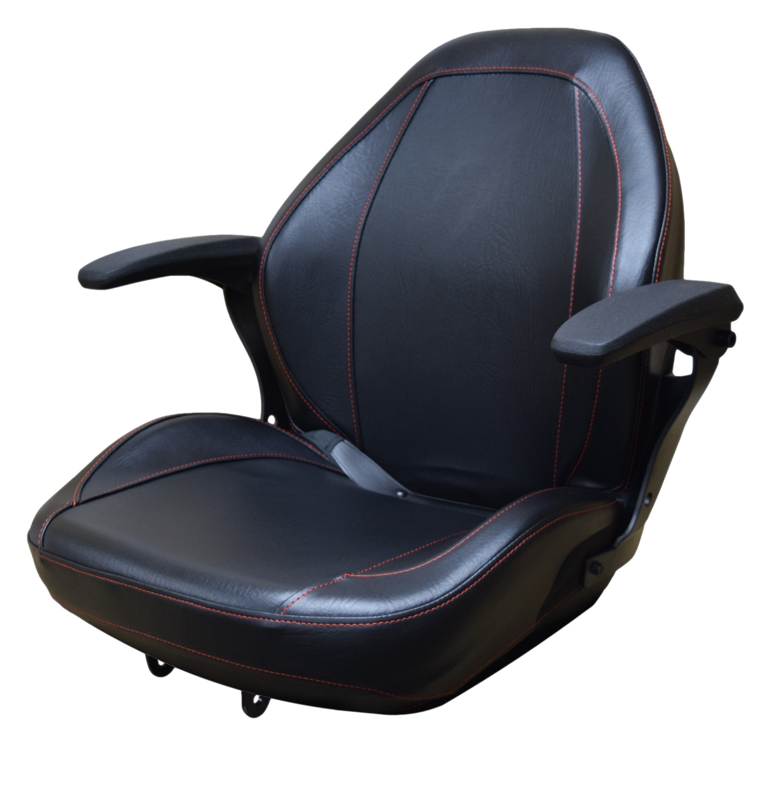 Kubota Tractor Seat with Armrest and Flip Up Hinge B2650, MX4700 & MX5100