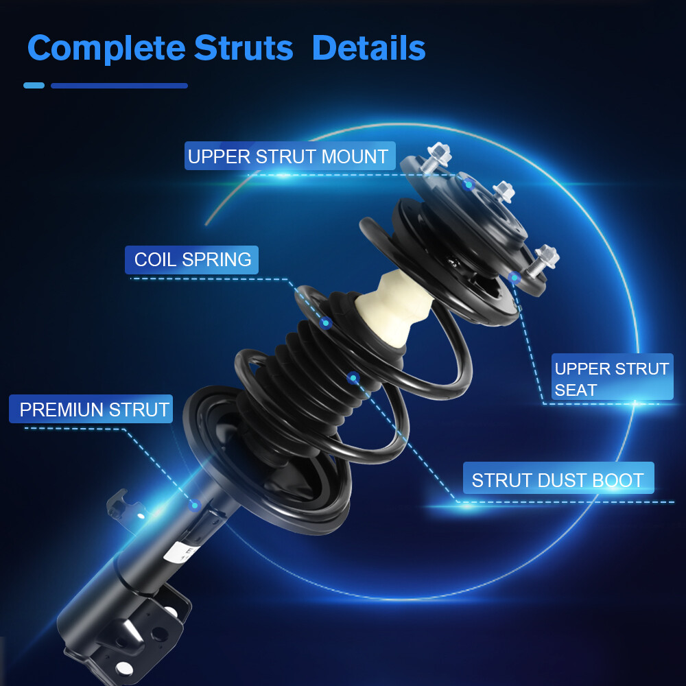 For Toyota Corolla 2009-2013 Front 2 Shocks Struts & Coil Spring Mount Assembly