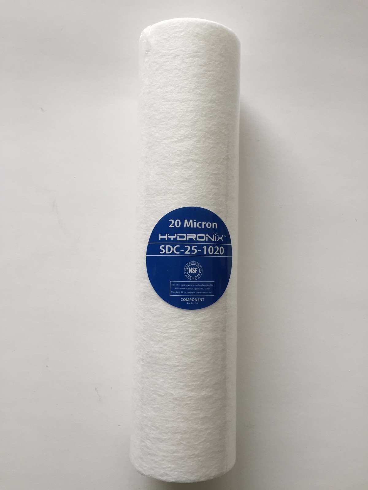 HYDRONIX 20 MICRON 10"x2.5" SEDIMENT FILTER NSF CERTIFIED - 18 FILTERS