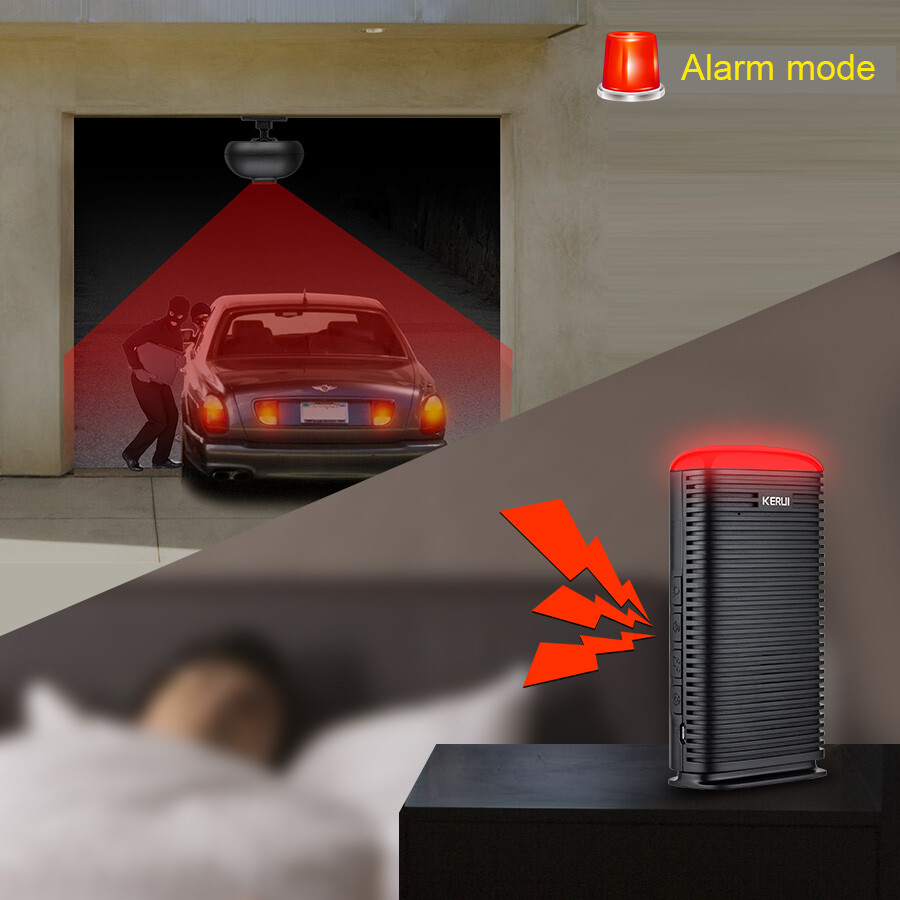 KERUI Driveway Alarm Wireless System Outdoor Motion Sensor for Home Security