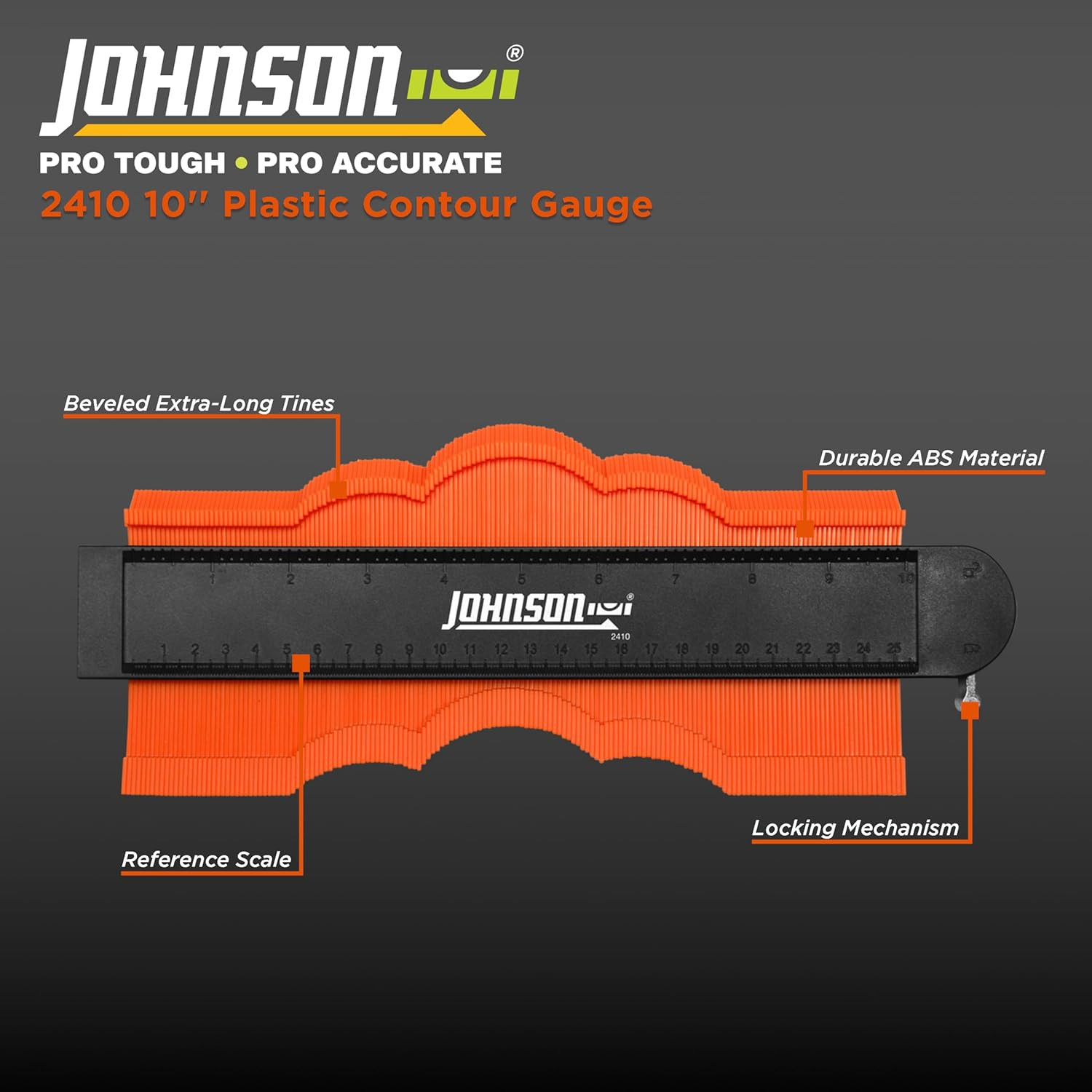 10" Plastic Contour Gauge