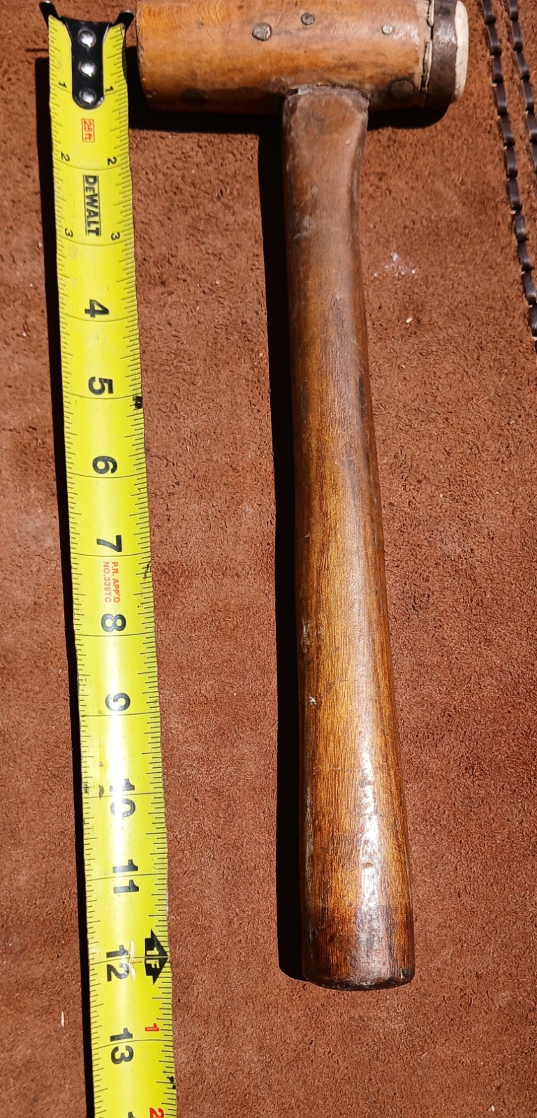 Vintage soft wood mallet, Auto body