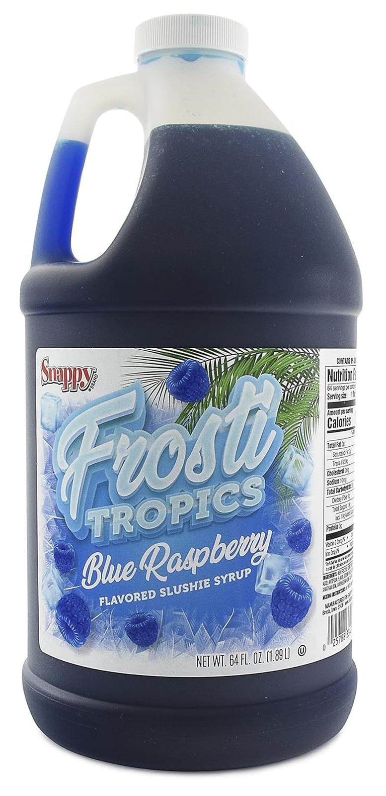 Frosti Tropics Blue Raspberry Slushy Mix, Slushie Syrups for Machine, Granita Sl