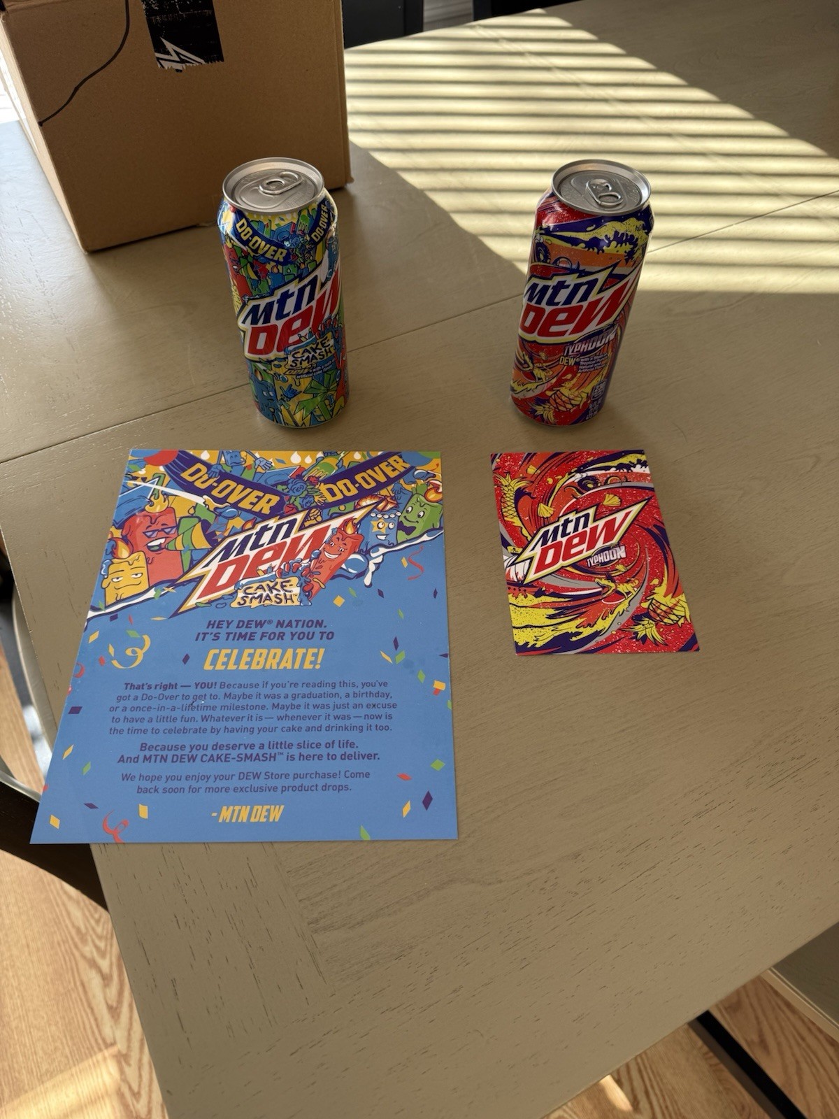 Typhoon + Cake Smash (One Can Each With Papers)