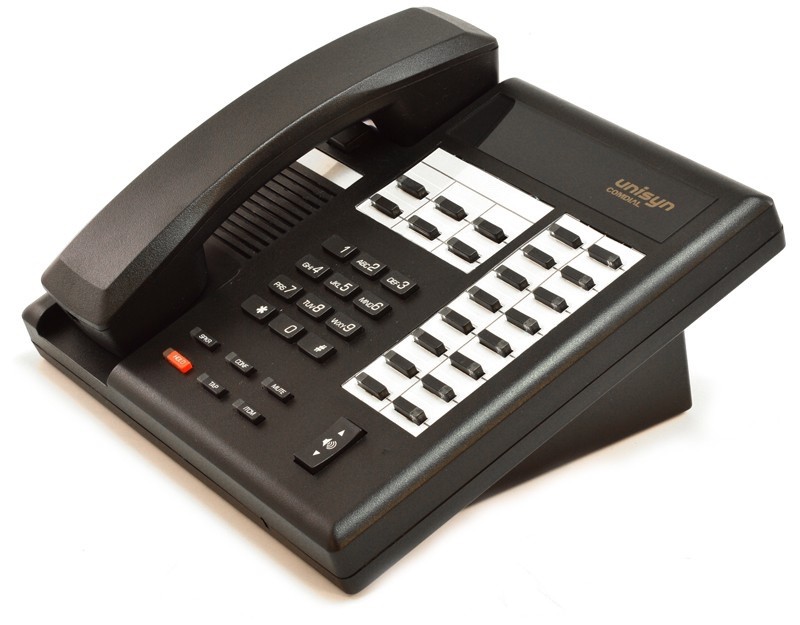 Comdial Unisyn 1122S-FB Speakerphone Black Office Phone New Handset w/ Warranty