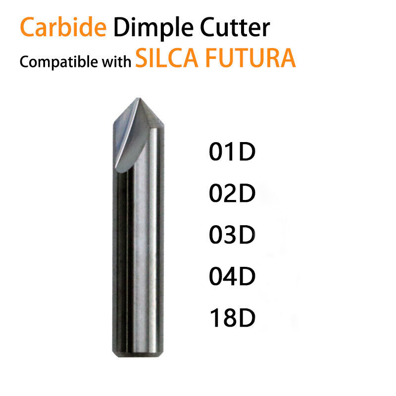Replacement ILCO SILCA FUTURA Dimple Cutter 01D 02D 03D 04D 18D